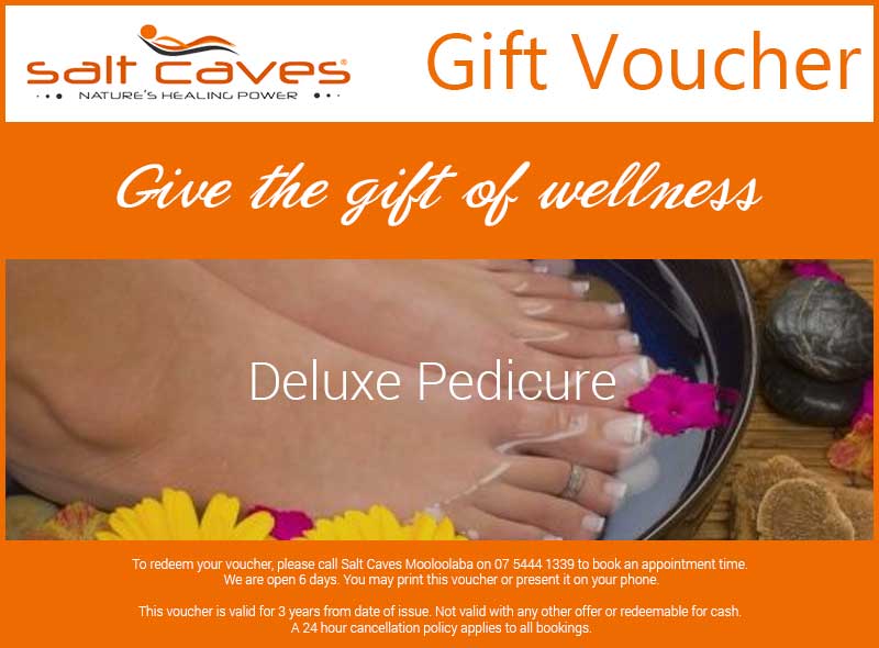 Salt Caves Mooloolaba – Deluxe Pedicure