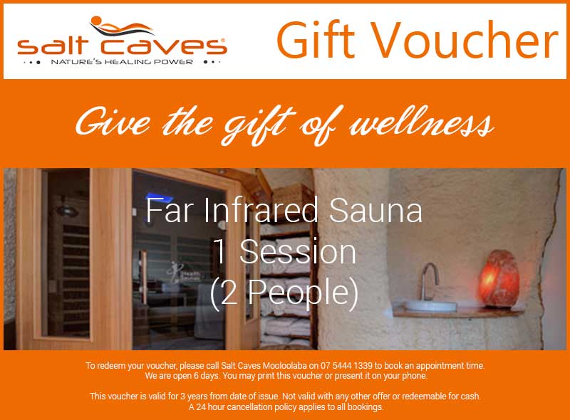 Far Infrared Sauna Gift Voucher 1 Session (2 People)