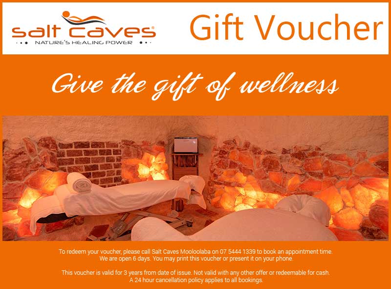 Salt Caves Mooloolaba Gift Voucher